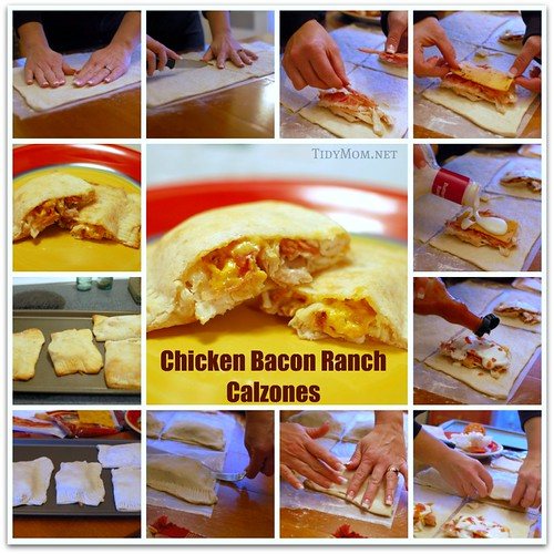 Chicken Bacon Ranch Calzones