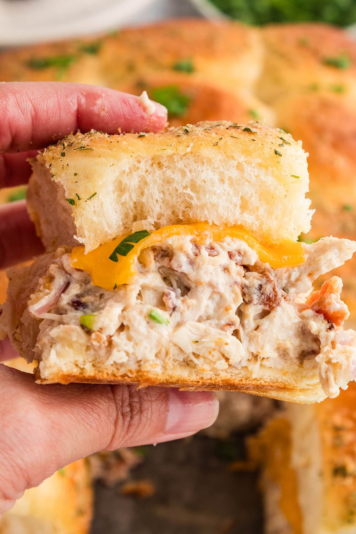 Chicken Bacon Ranch Sliders