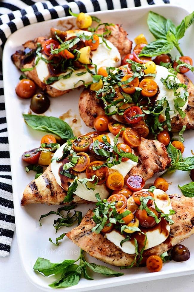 Grilled Chicken Caprese