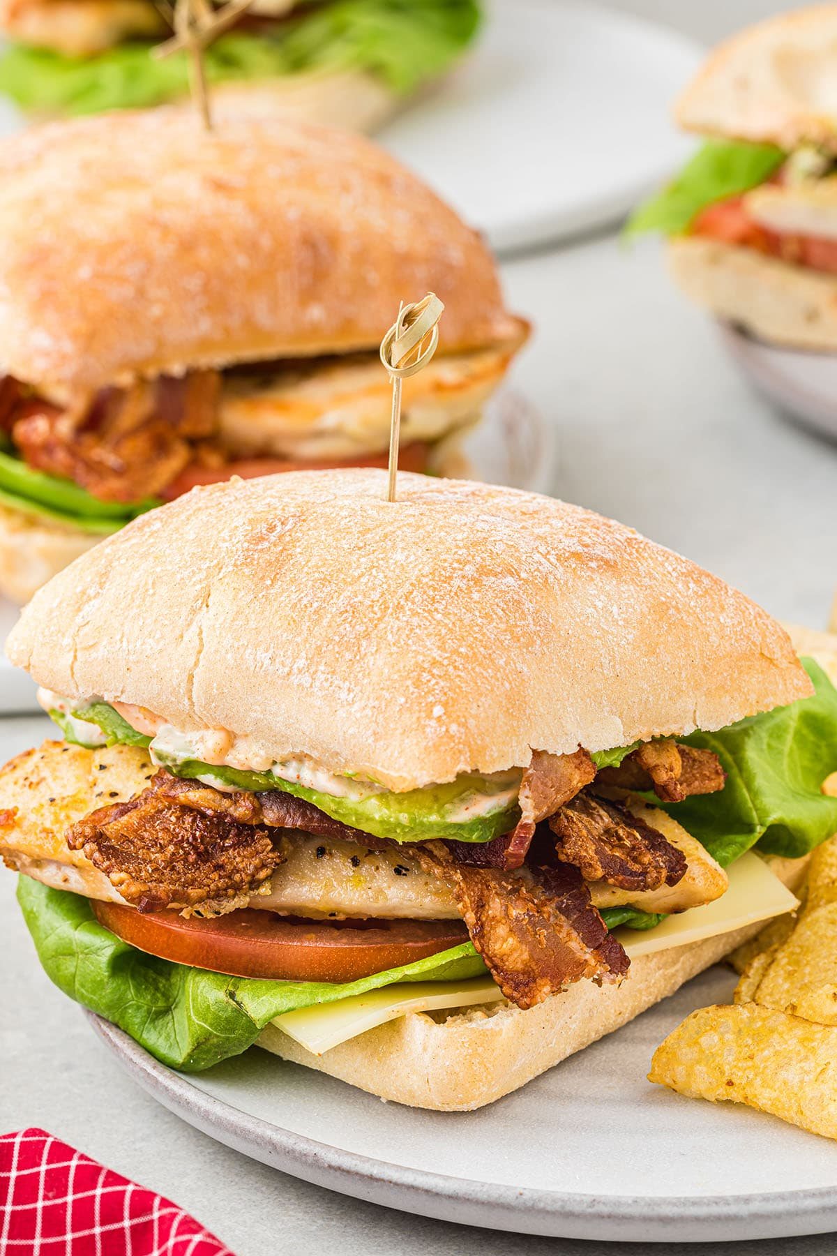 California Chicken Club Sandwich