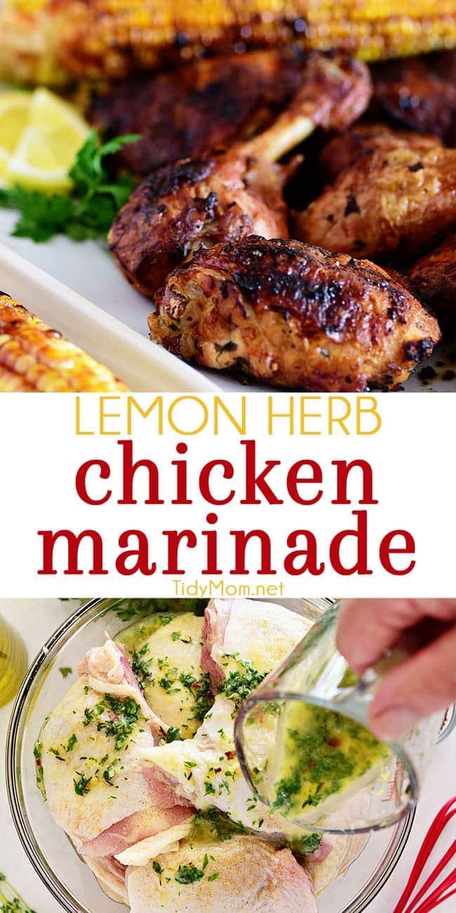 easy lemon herb chicken marinade for and grilled chicken