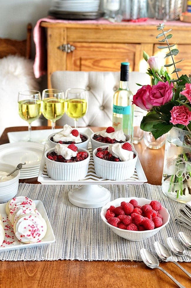 Show-Stealing Dark Chocolate Bread Pudding with Raspberry Sauce