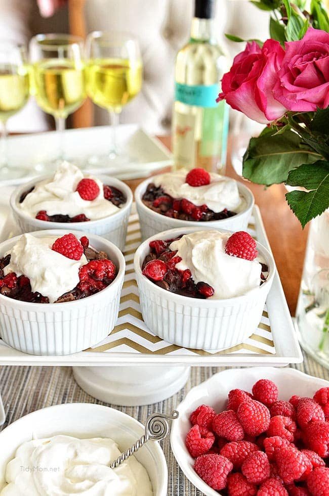 RaspberryChocolate Bread Pudding recipe at cetcu.com image