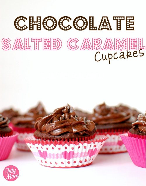 Chocolate Salted Caramel Cupcakes