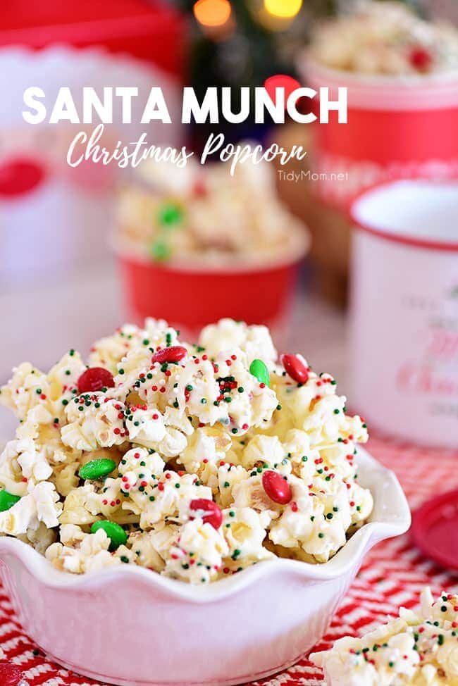 Santa Munch Christmas Popcorn
