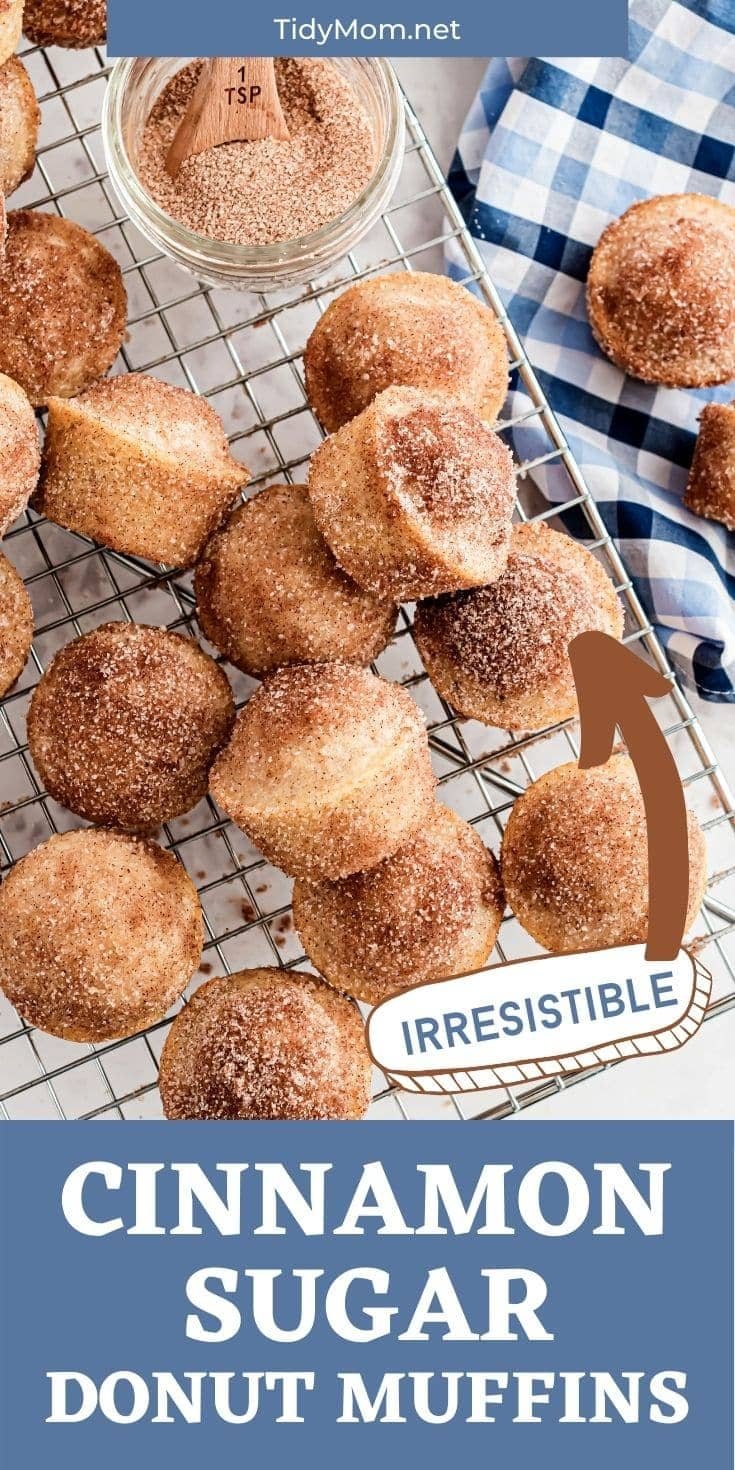 mini muffins cooling on a wire rack