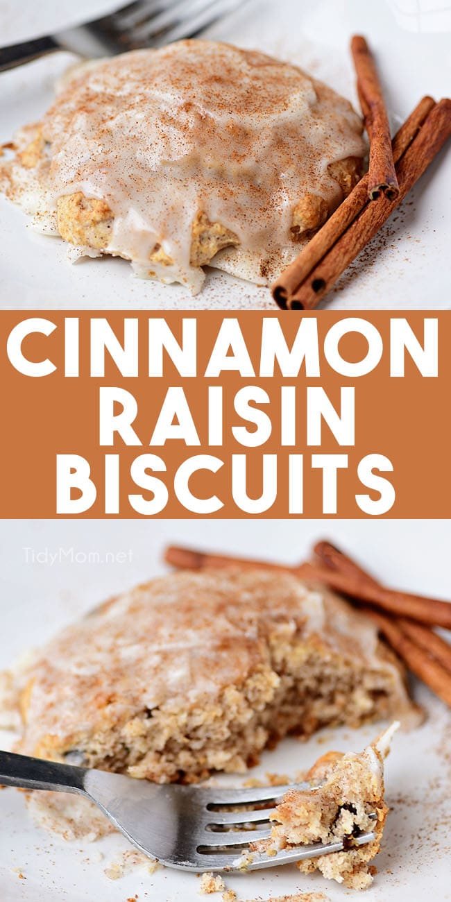 cinnamon raisin biscuit photo collage