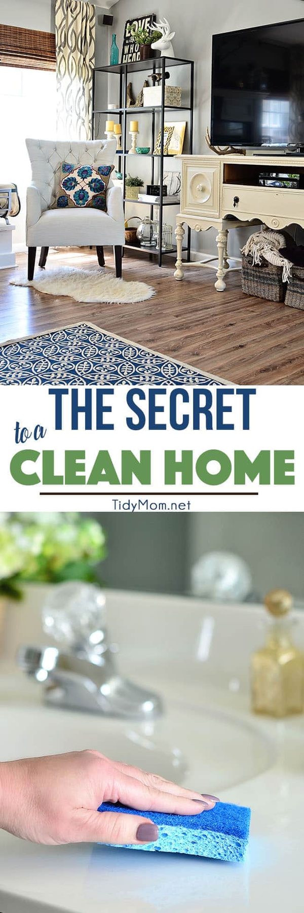 The key to good a spring cleaning and living in a cleaner house actually starts with clearing the clutter in your home. The more organized your home is, the easier it will be to keep clean. The Secret to a Clean Home at cetcu.com