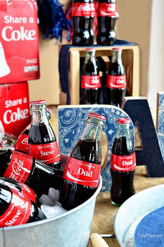 Share a Coke with Dad! Perfect for Father's Day, birthday or any day! details at cetcu.com