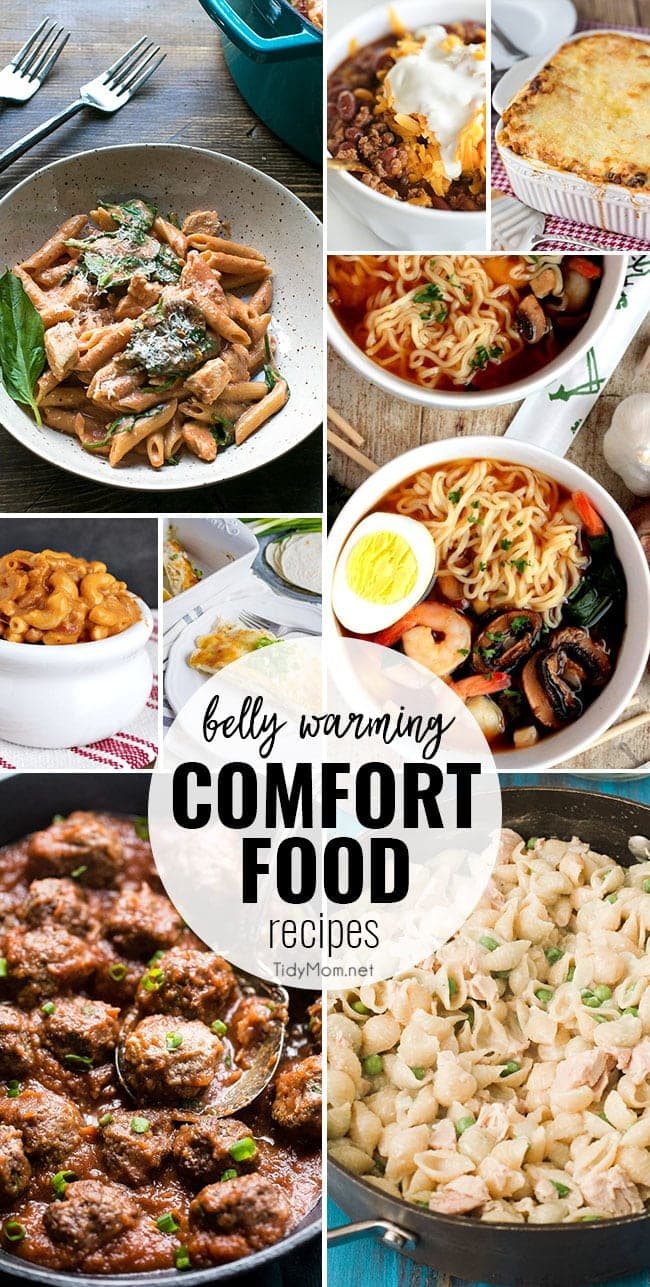 Favorite Belly Warming Comfort Food Recipes