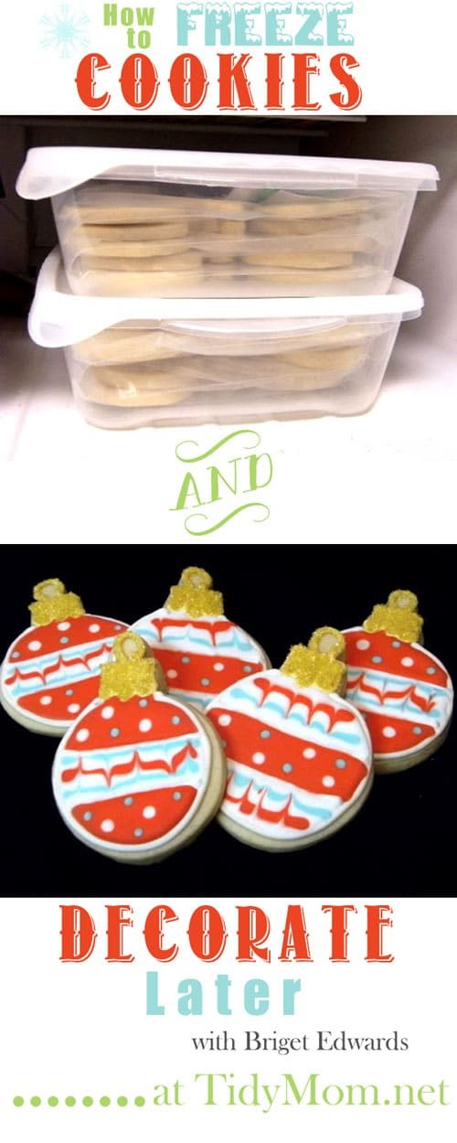 Freezing Cookies for Holiday Baking