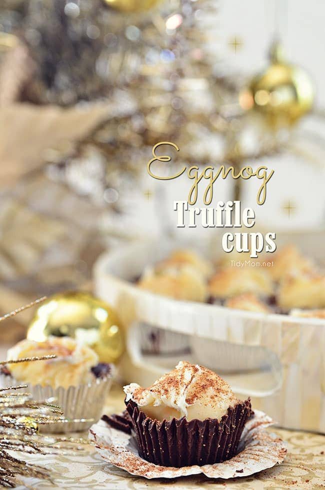 Easy Eggnog Truffle Cups recipe at cetcu.com