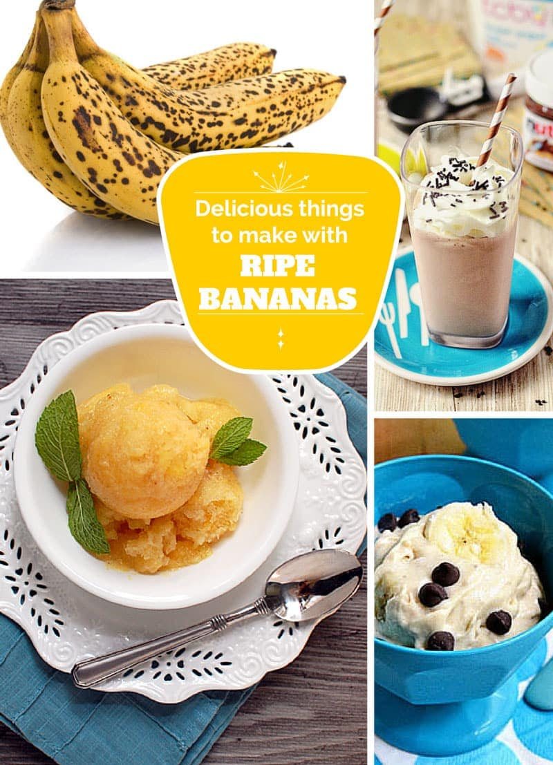 Delicious things to make with ripe bananas! via cetcu.com