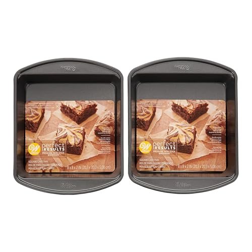 Non-Stick 8-Inch Square Cake Pans