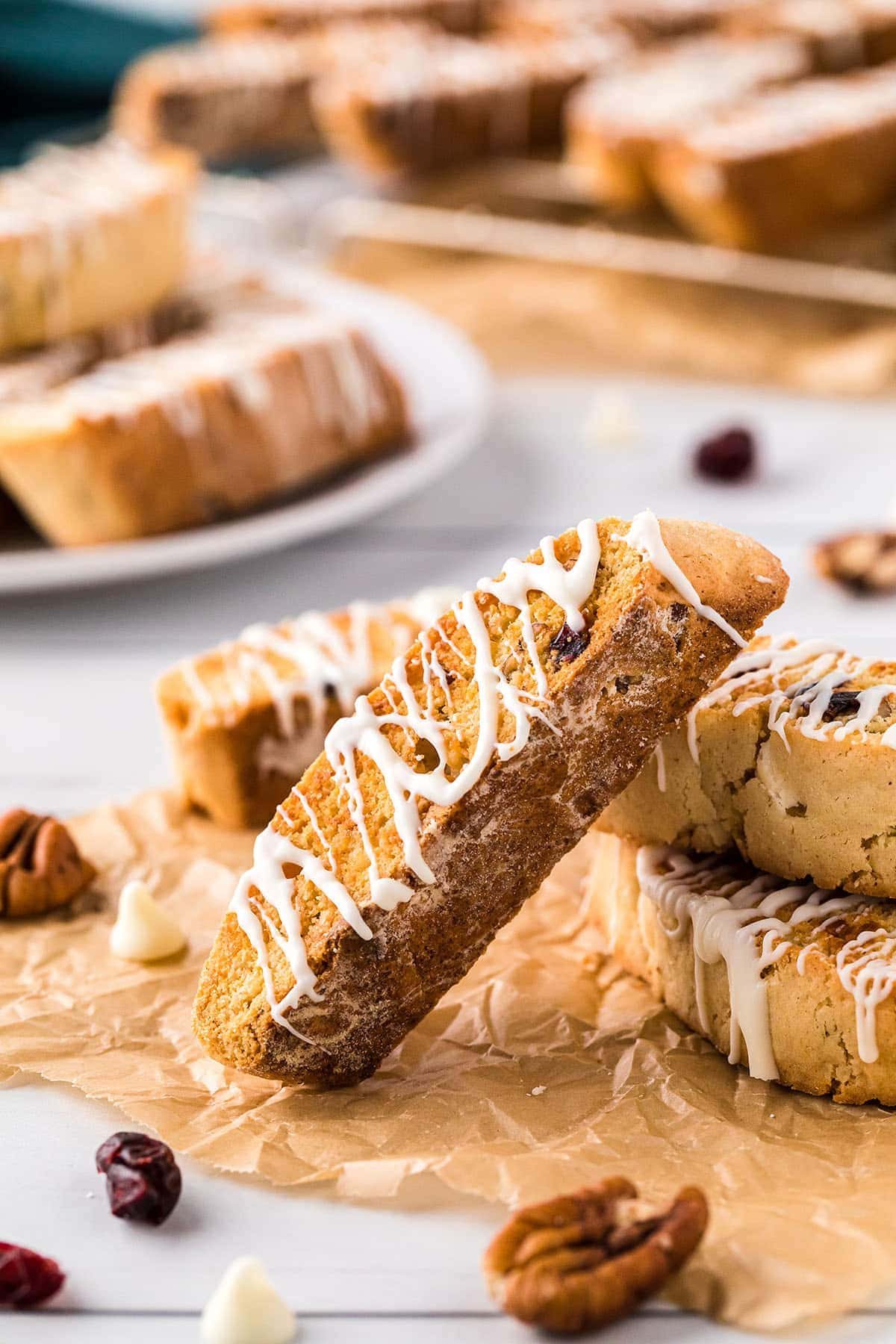 Cranberry Orange Biscotti (Easy Christmas Biscotti)