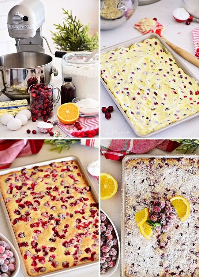 How to make Cranberry Orange Cake photo collage