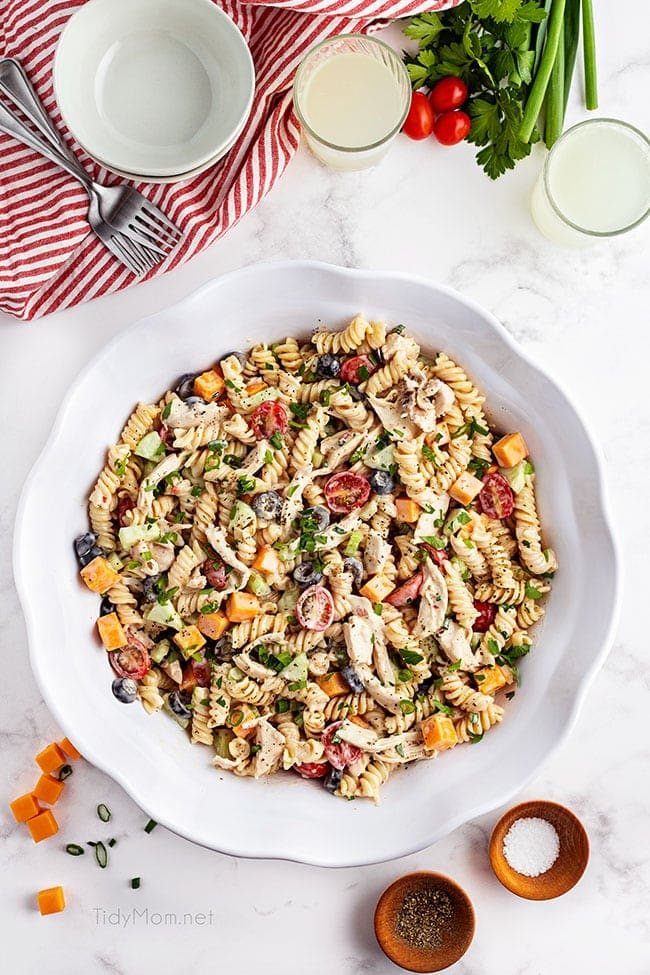 Creamy Chicken Pasta Salad
