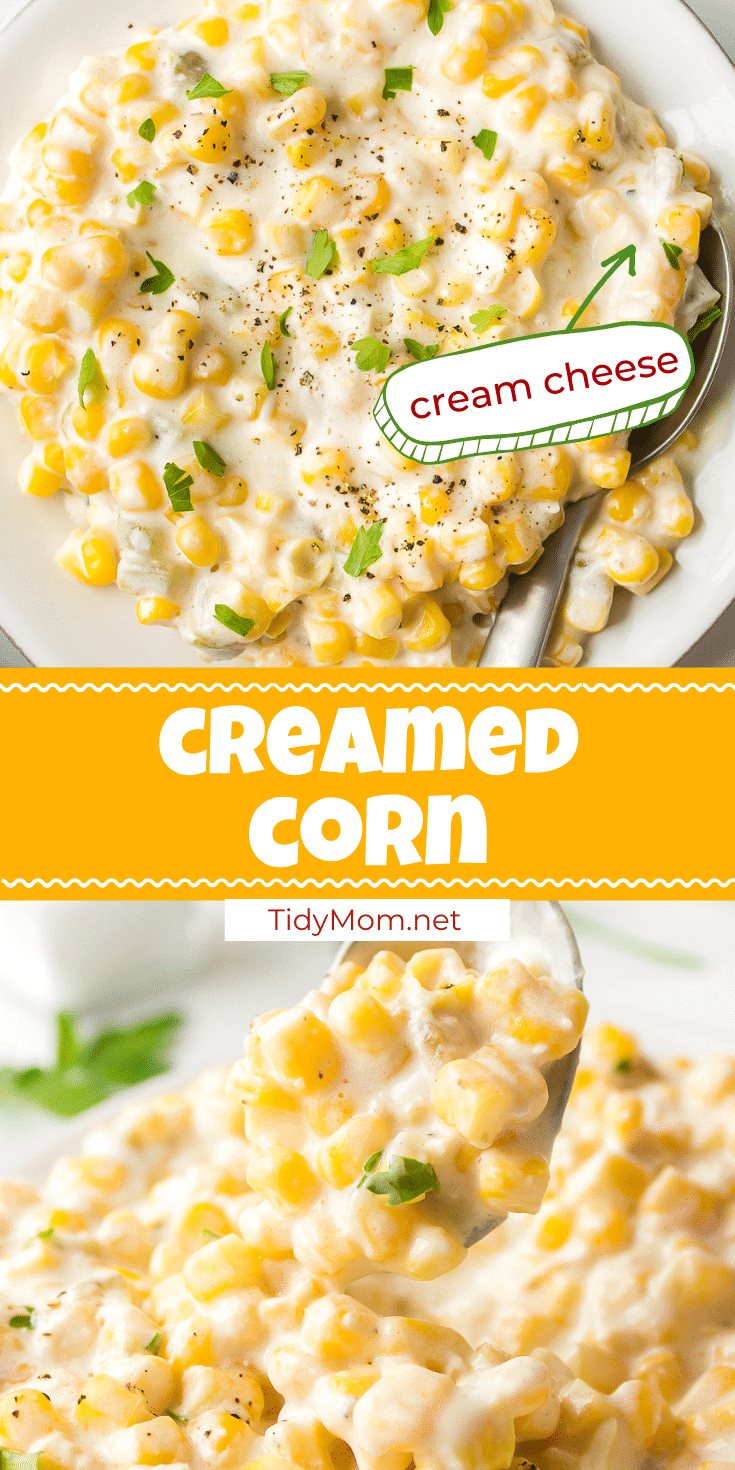 Easy Creamy Corn collage