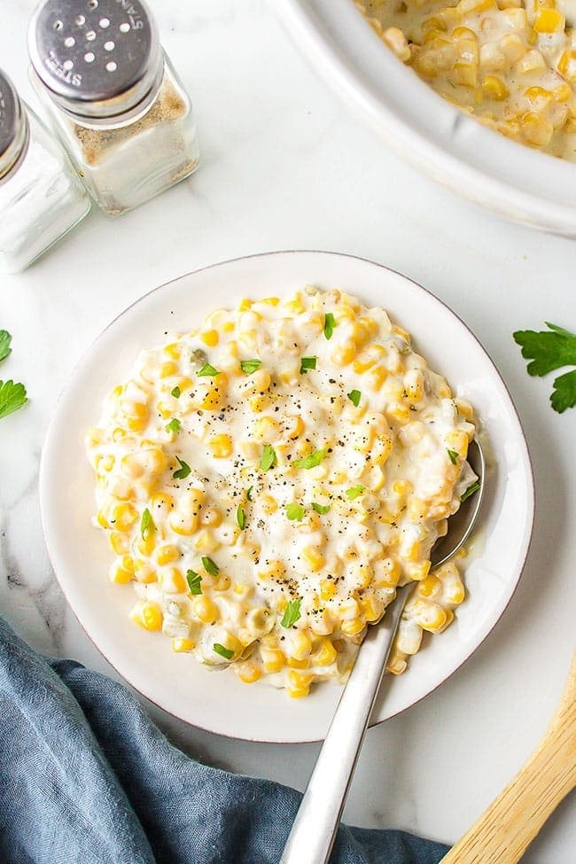 Slow Cooker Creamed Corn Recipe