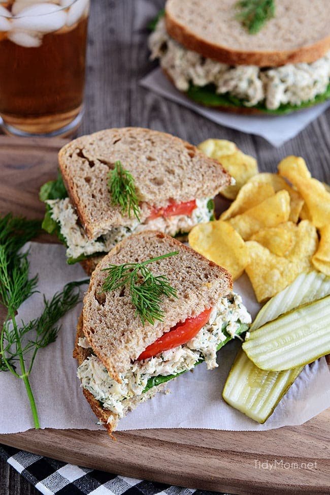 Creamy Dill Chicken Salad recipe at cetcu.com