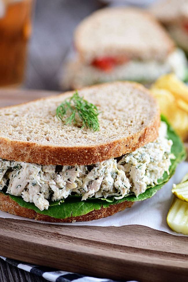 Creamy Dill Chicken Salad recipe at cetcu.com