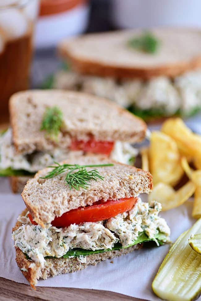 Creamy Dill Chicken Salad recipe at cetcu.com