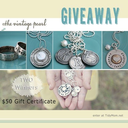The Vintage Pearl Giveaway | TWO $50 Gift Certificates at cetcu.com