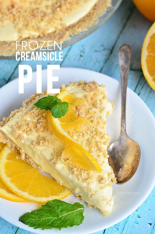 Frozen Creamsicle Pie