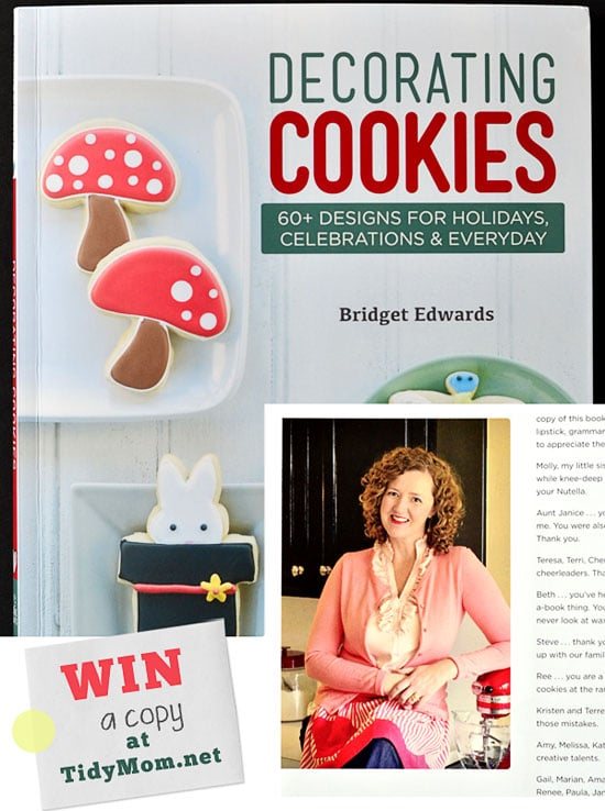 Win a copy of Decorating Cookies by Bridget Edwards at cetcu.com