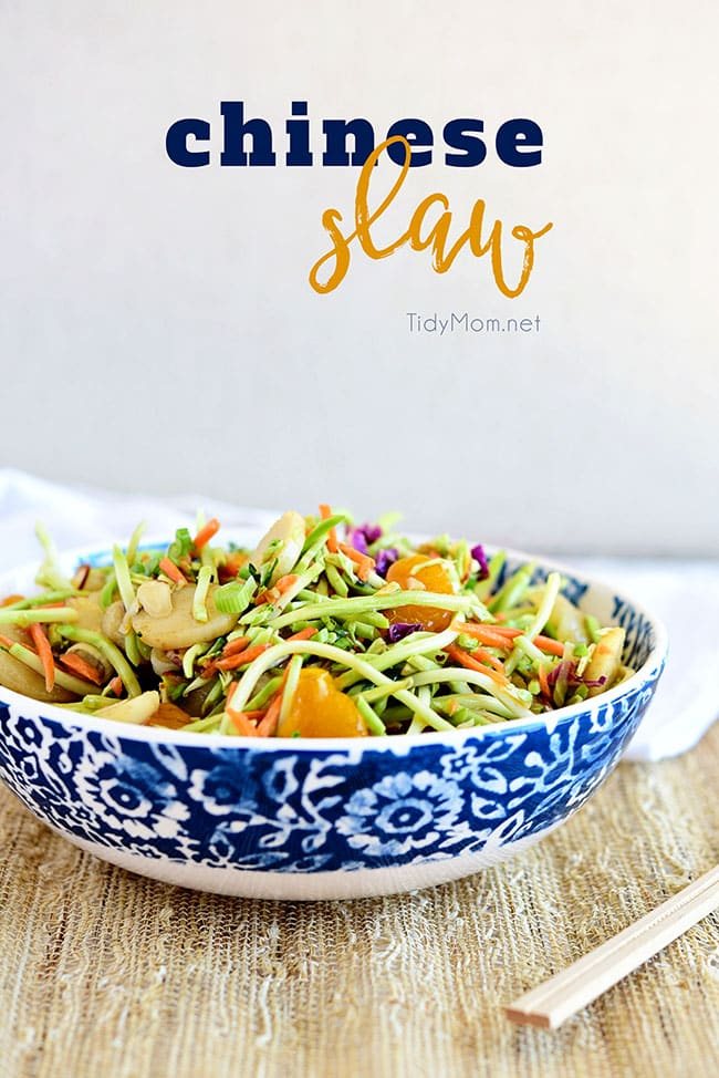 Light and Crunchy Chinese Slaw {VIDEO}