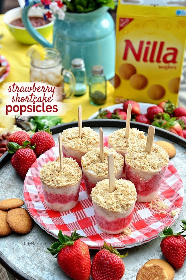 Strawberry Shortcake Yogurt Popsicles recipe at cetcu.com