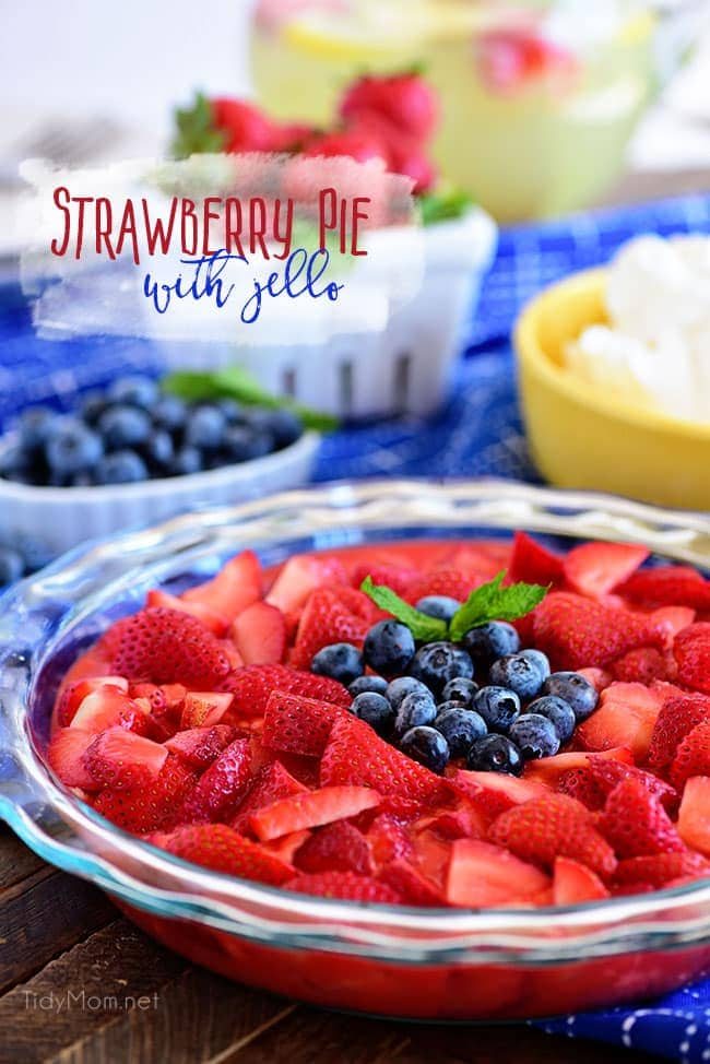 Crustless Fresh Strawberry Pie {VIDEO}