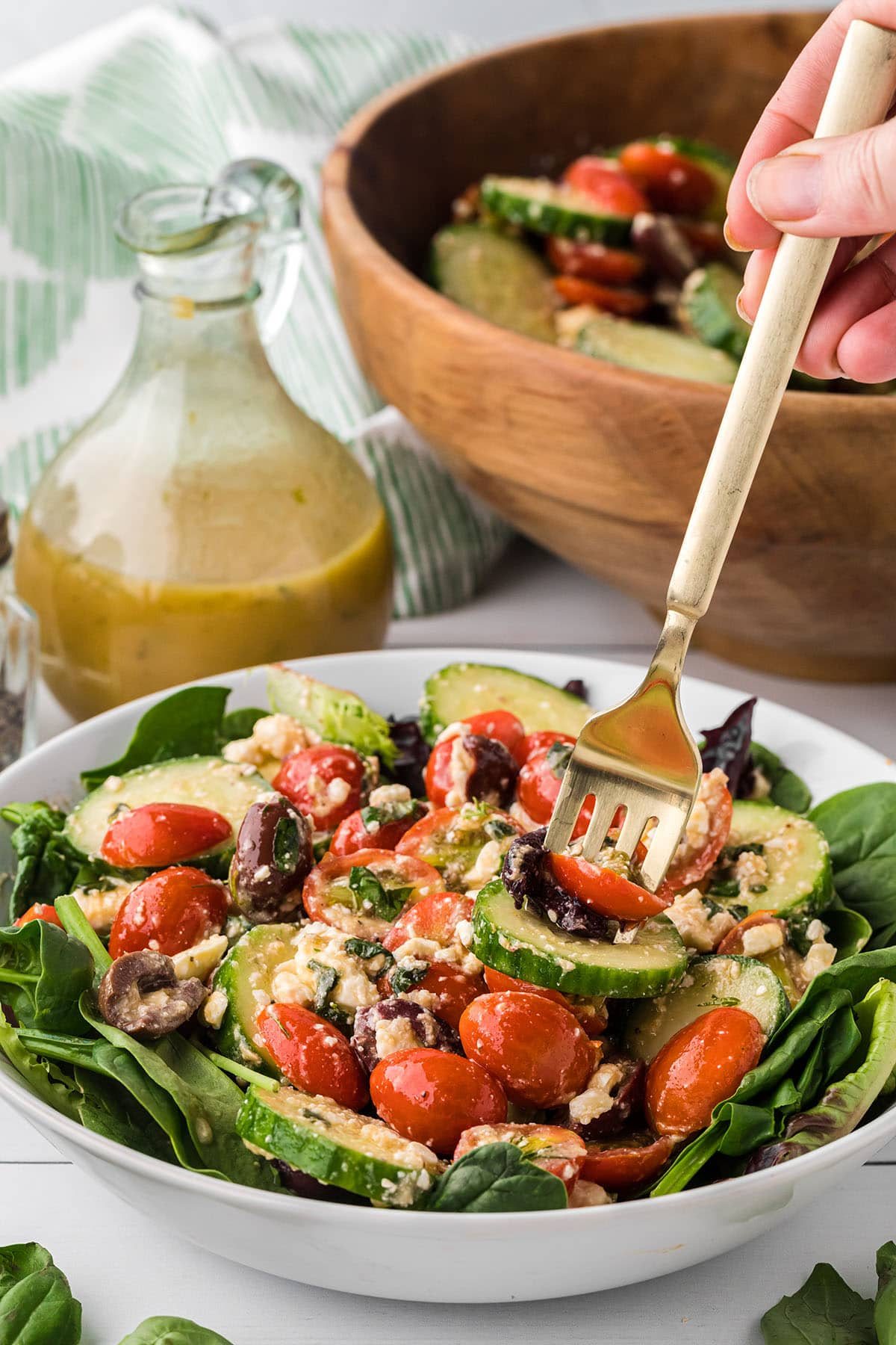 Cucumber Tomato Feta Salad