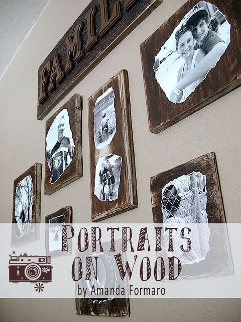 Custom Portraits on Wood | I’m Lovin’ It