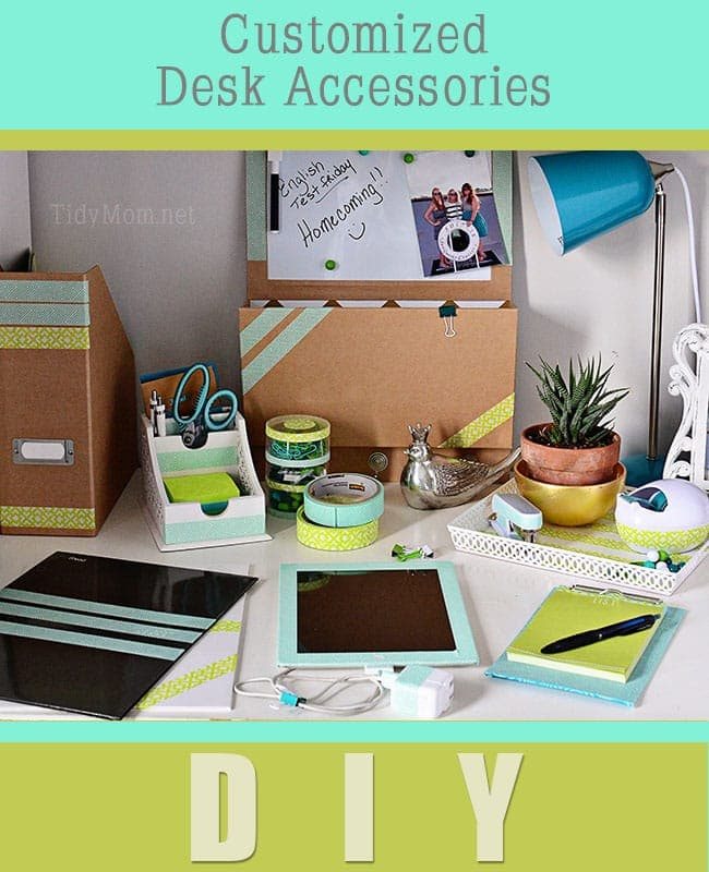 DIY Custom Desk Accessories at cetcu.com