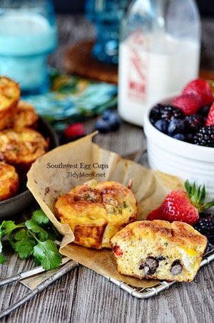 Southwest Baked Egg Cups at Cetcu