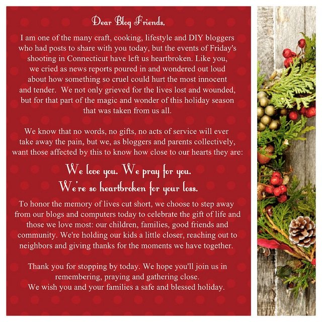 Day of Remembrance to Honor the Memory of Lives Cut short in Newtown CT