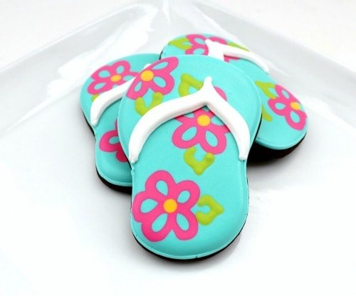 Flip Flop Cookies with Sweet Sugar Belle {Guest Post}