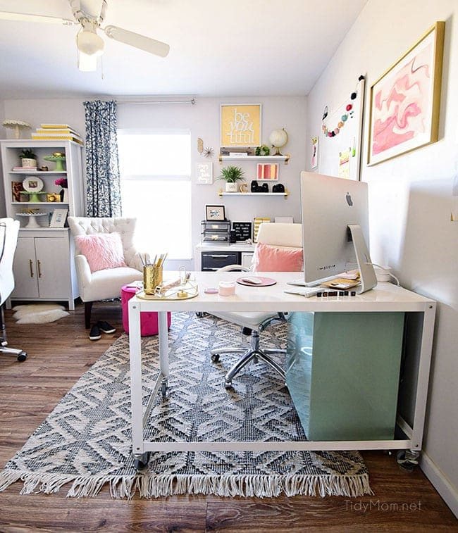 Decorating a Shared Home Office