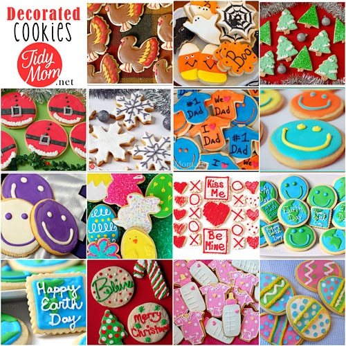 Decorated Cut Out Cookies by Tidymom.net