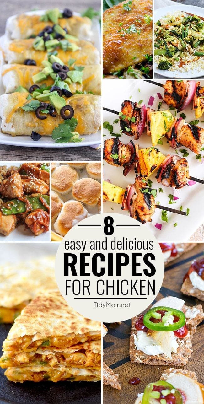 8 Easy and Delicious Recipes for Chicken