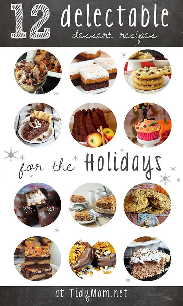 12 Delectable Dessert Recipes for the Holidays at cetcu.com