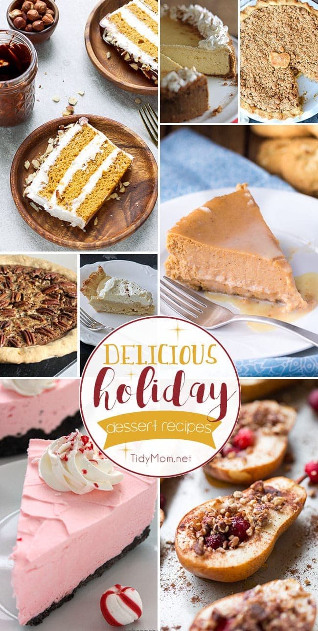 Delicious Holiday Dessert Recipes