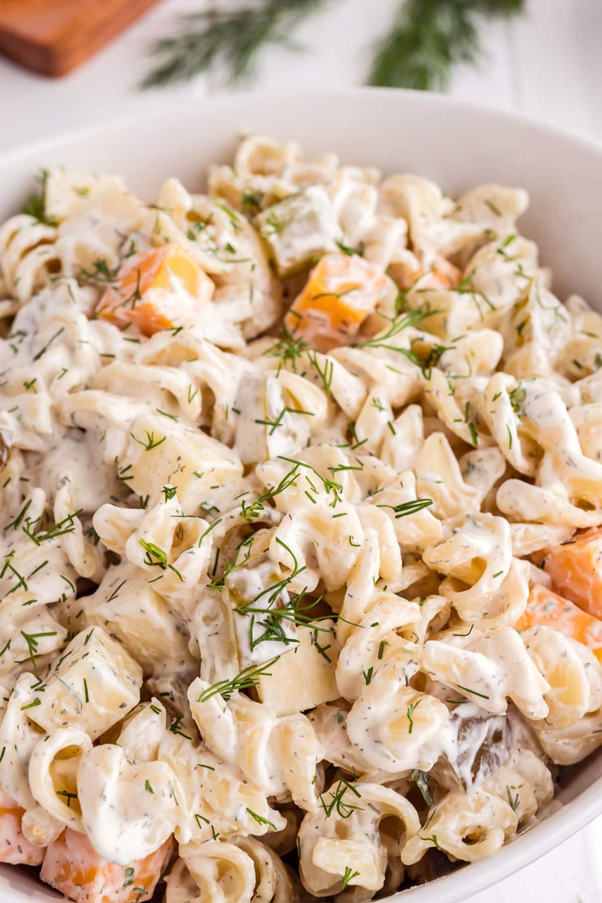 Dill Pickle Pasta Salad