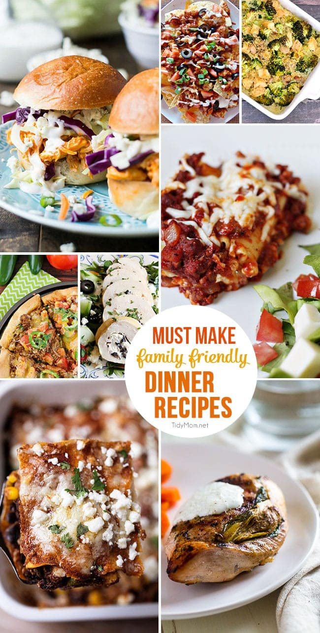 Family Friendly Dinner Recipes