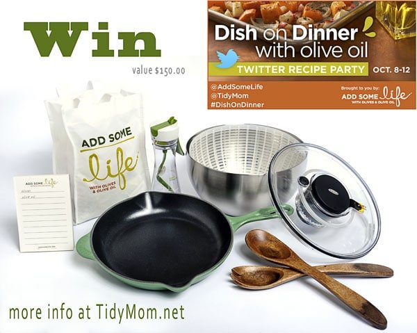 Dish on Dinner Recipe Party Giveaway at cetcu.com week of Oct 8, 2012 #DishonDinner