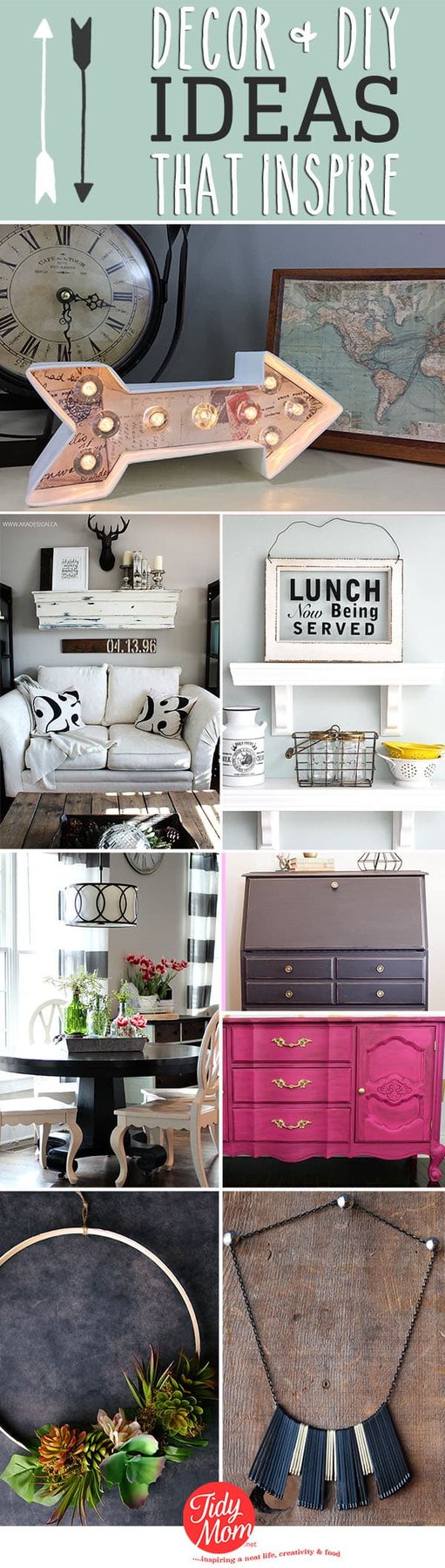 DIY & Decor Ideas that Inspire| I’m Lovin’ It {linky party}