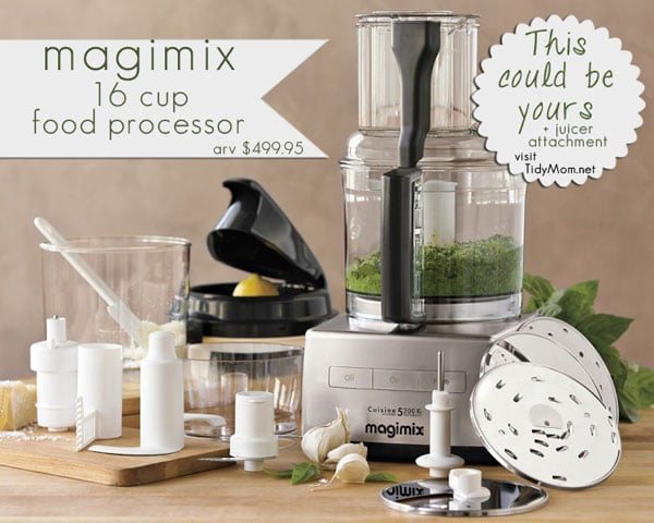 Magimix 16 cup Food Processor Giveaway at Cetcu
