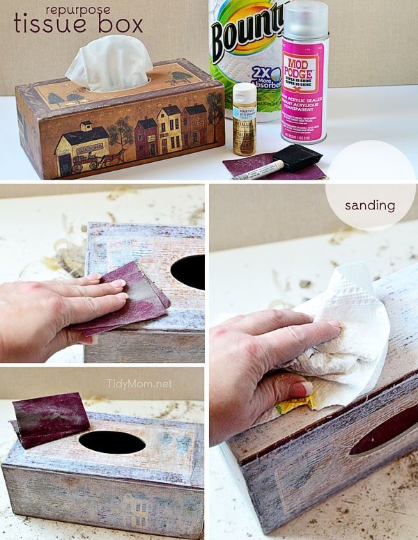 Repurpose Tissue Box at cetcu.com
