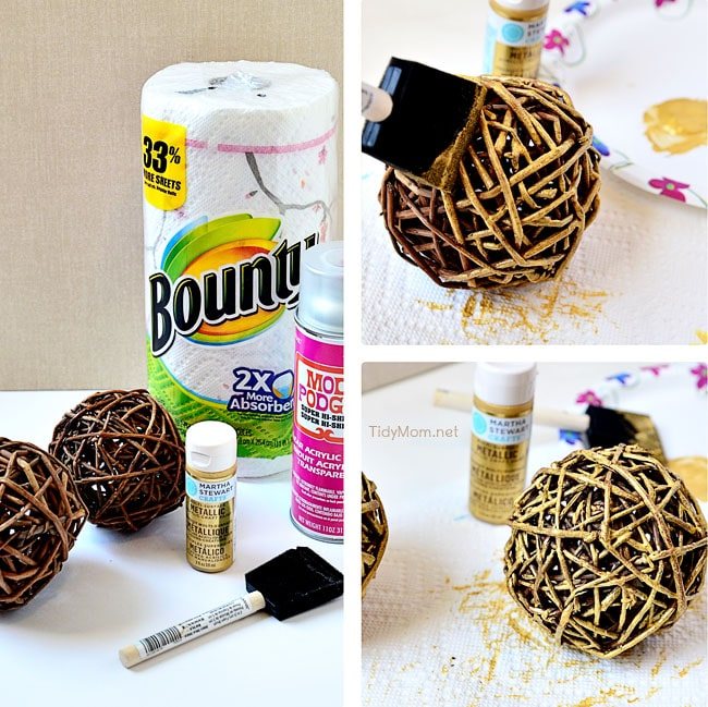 Paint Grapevine Balls gold - at cetcu.com